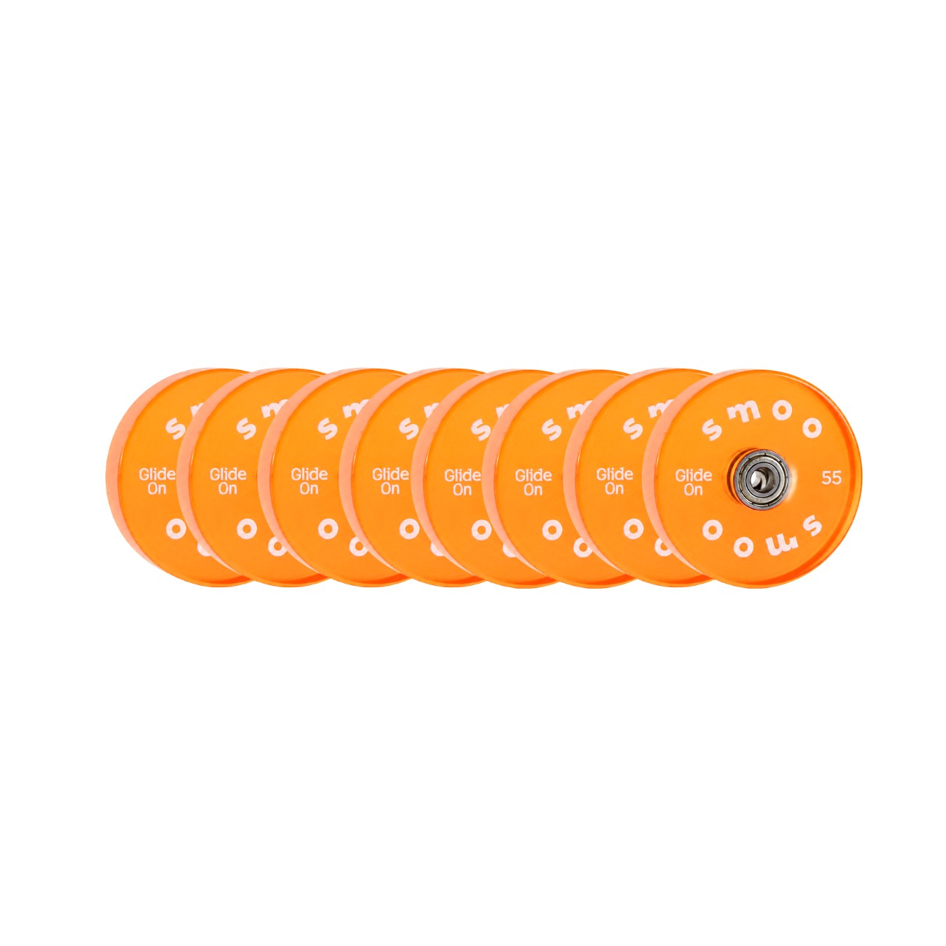 Orange wheels set